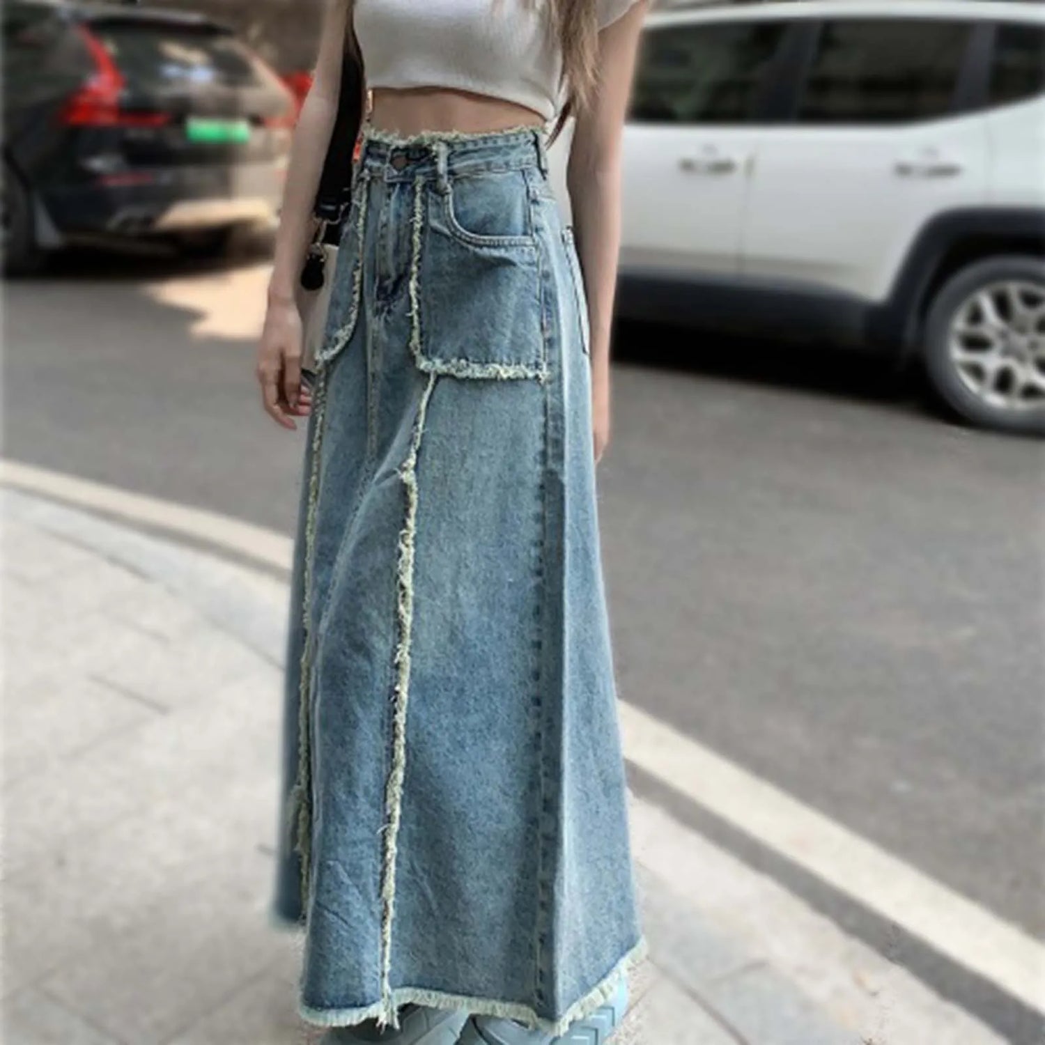 DENIM SKIRT