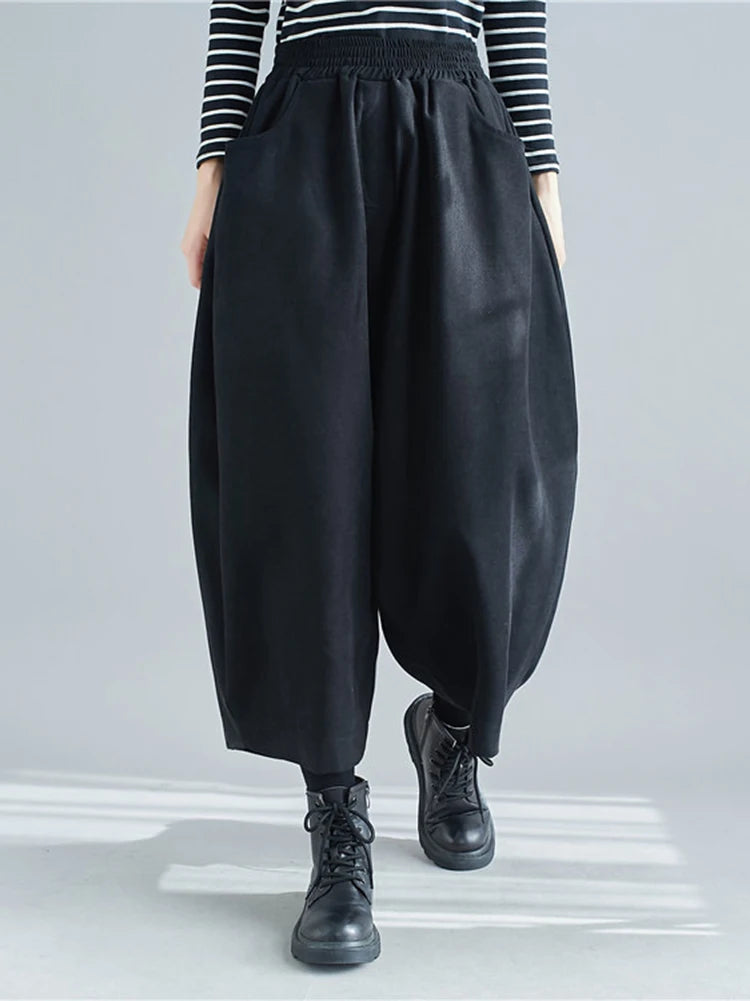 Korean Casual Harem Pantalones Baggy Bloomers Style Sweatpants