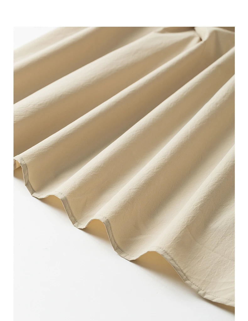 TOYOUTH Elegant Dress 2025 | Summer O-Neck Midi Style -  Écru Doux