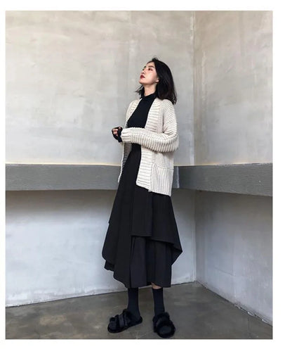 Women's Gothic Irregular Long Culottes Skirts