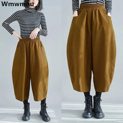 Korean Casual Harem Pantalones Baggy Bloomers Style Sweatpants
