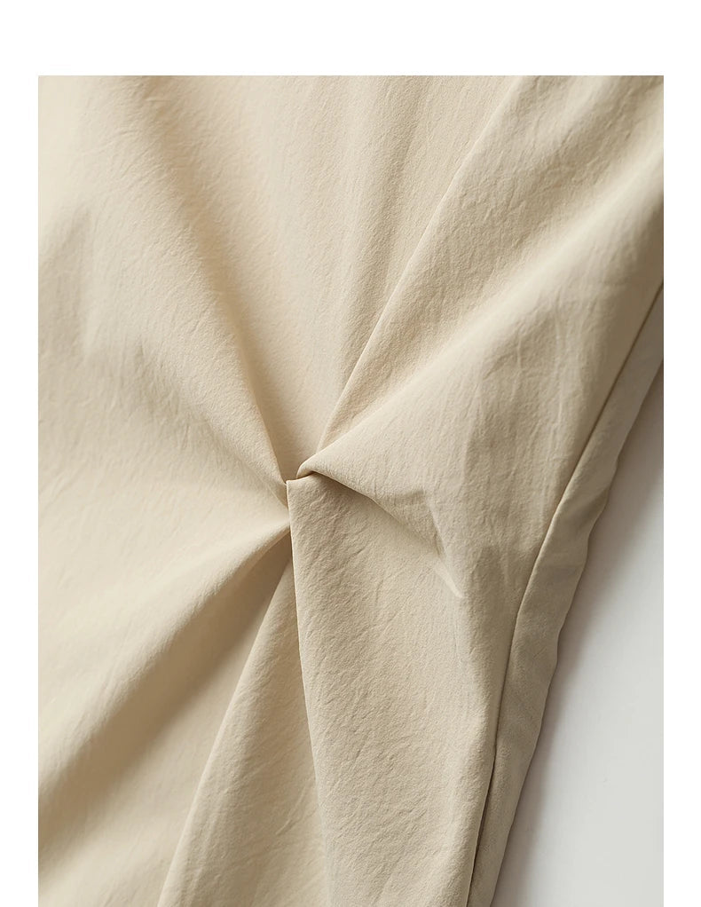 TOYOUTH Elegant Dress 2025 | Summer O-Neck Midi Style -  Écru Doux