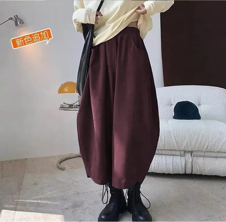 Korean Casual Harem Pantalones Baggy Bloomers Style Sweatpants