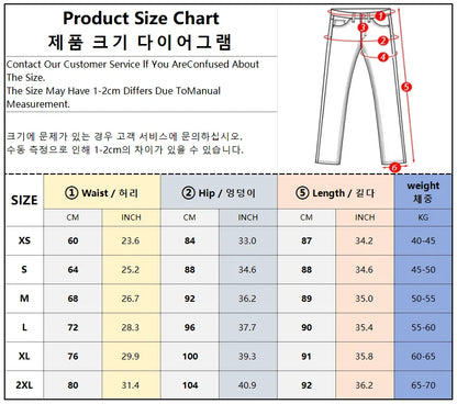 Stylish High-Waist Cropped Stretch Straight Jeans