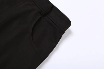 Midi Dark Grunge Tag Split Mall Gothic Punk High Raise Slim Long Skirt