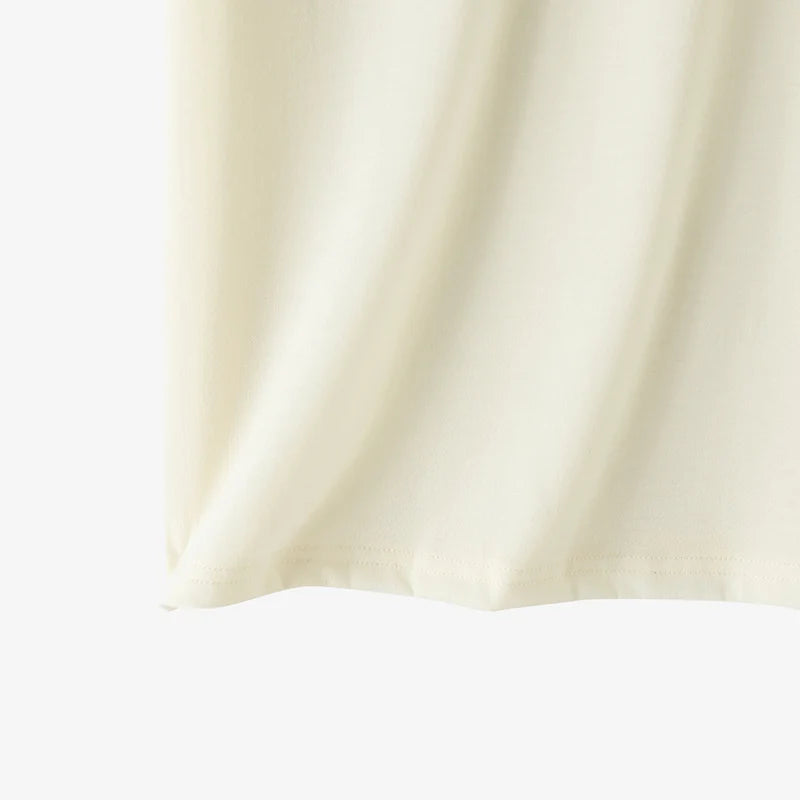 Ruffled Patchwork Lantern Short Sleeve Vintage Blouse - Écru Doux